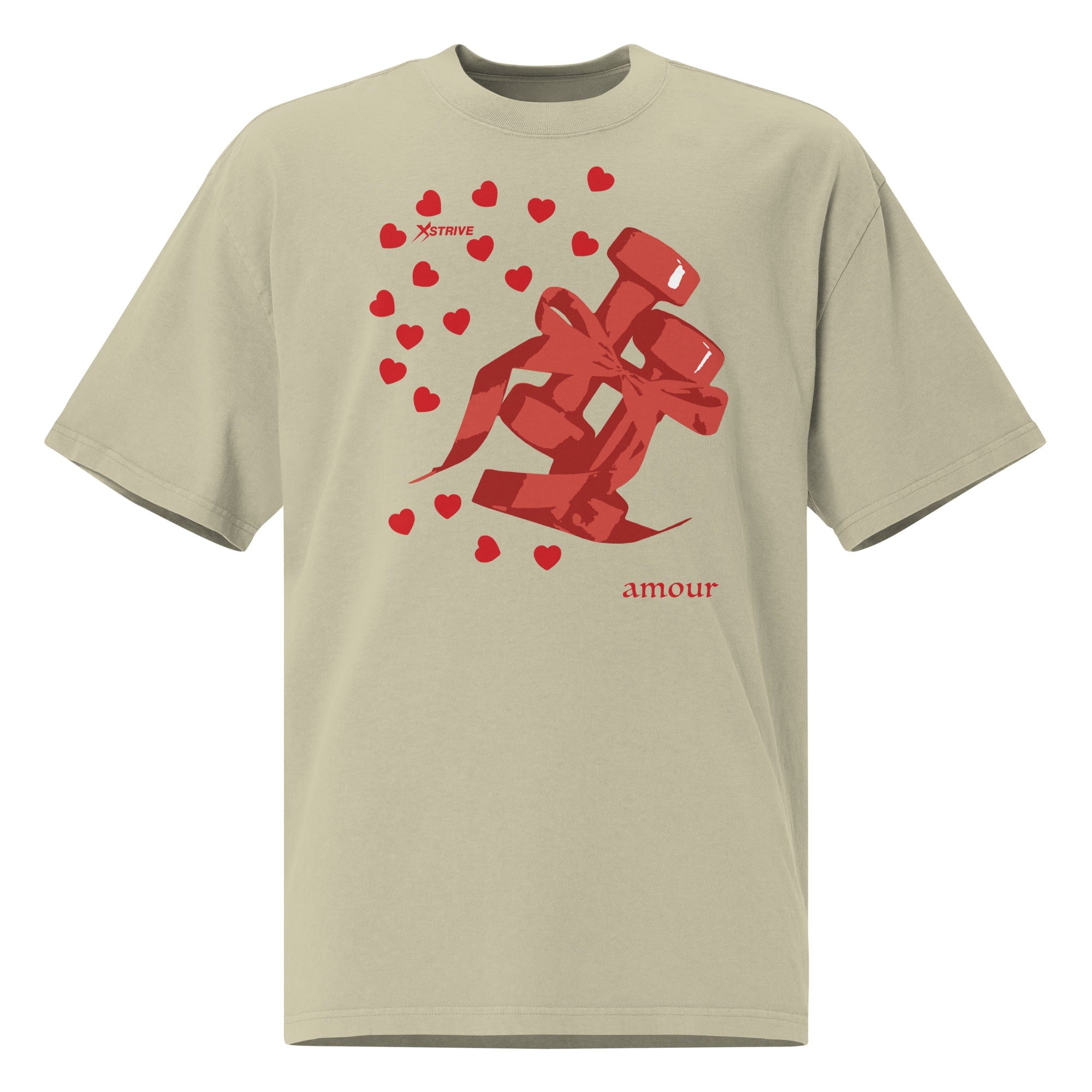 X-Strive Faded Eucalyptus / S Oversized faded t-shirt Oversized faded t-shirt