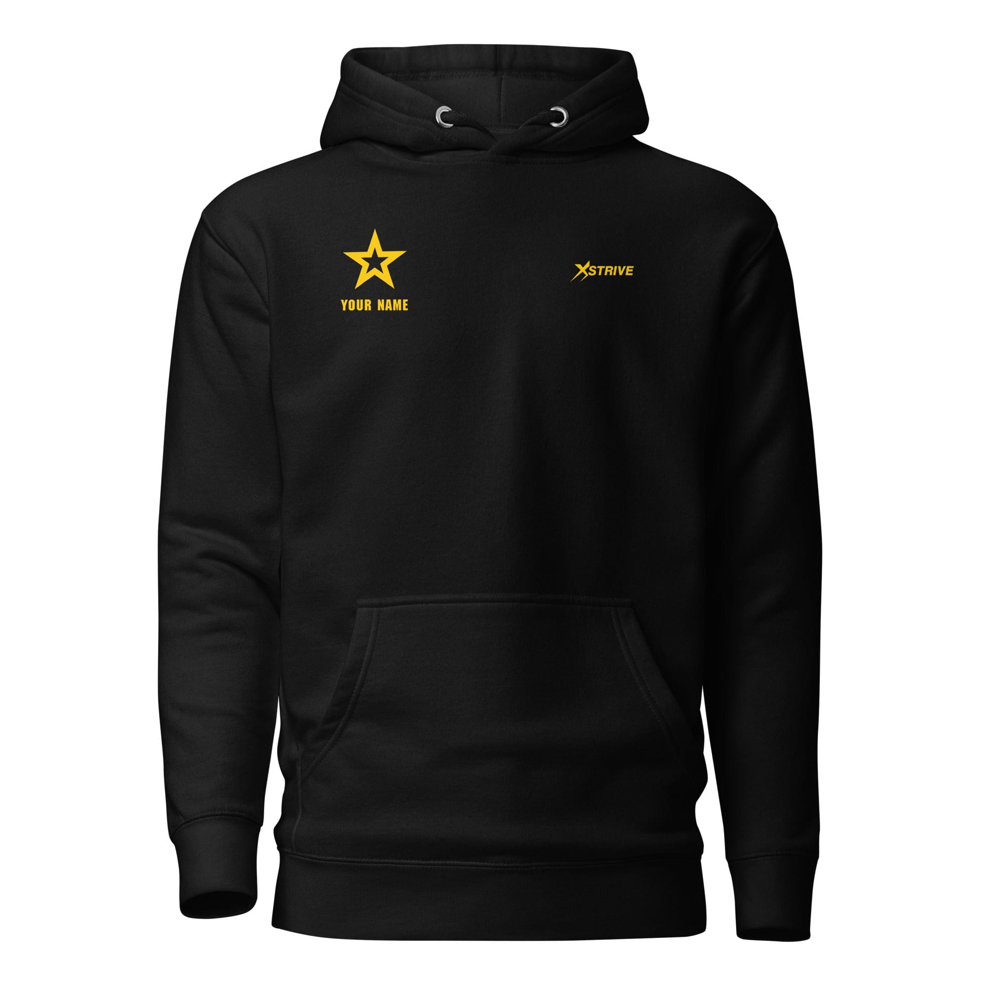 X-Strive Hoodie Black / S Unisex Cotton Hoodie Unisex Cotton Hoodie