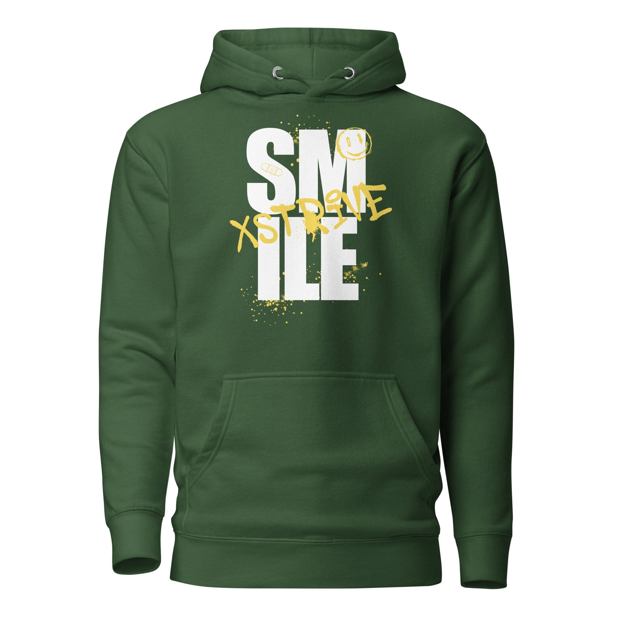 X-Strive Hoodie Forest Green / S Smile Vibe’s Streetwear Hoodie Smile Vibe’s Streetwear Hoodie
