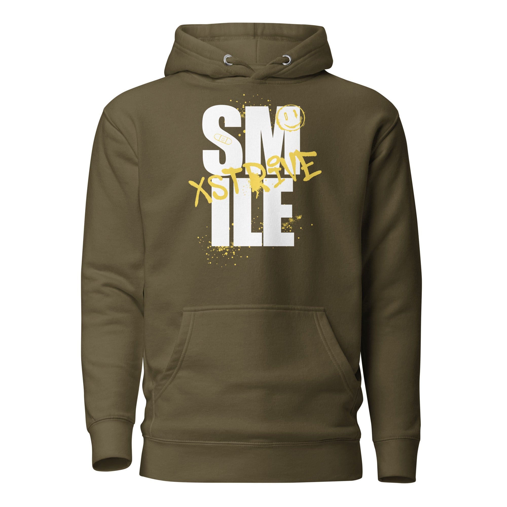 X-Strive Hoodie Military Green / S Smile Vibe’s Streetwear Hoodie Smile Vibe’s Streetwear Hoodie