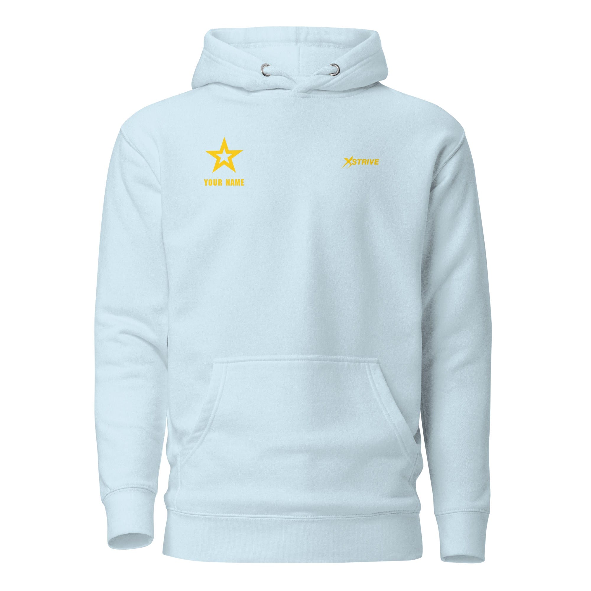 X-Strive Hoodie Sky Blue / S Unisex Cotton Hoodie Unisex Cotton Hoodie