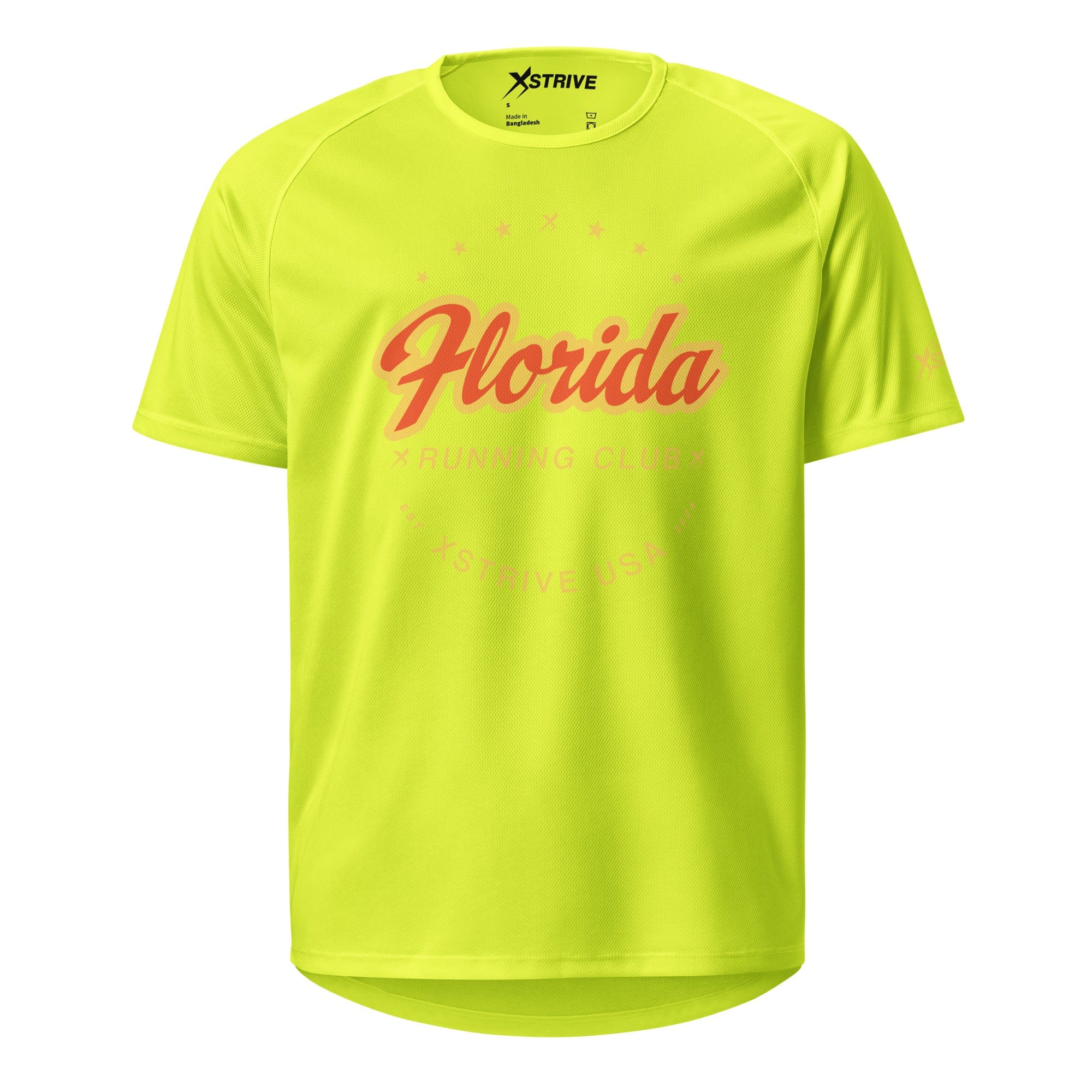 X-Strive Jersey Neon Yellow / S Florida Running Club Jersey Florida Running Club jersey