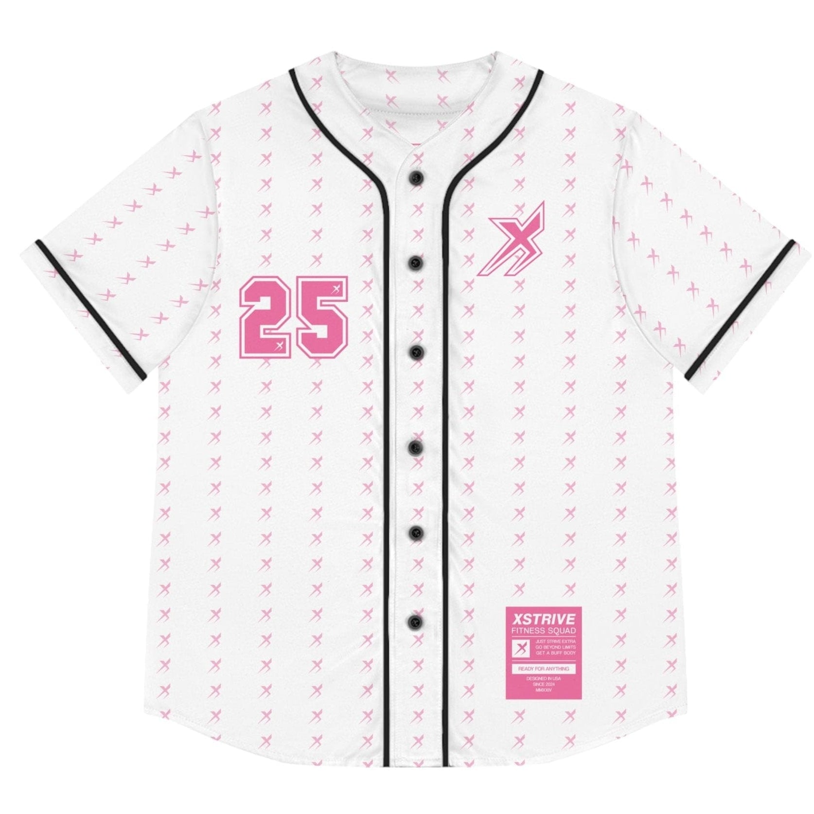 X-Strive Jersey XS / Black Women's Baseball Jersey
