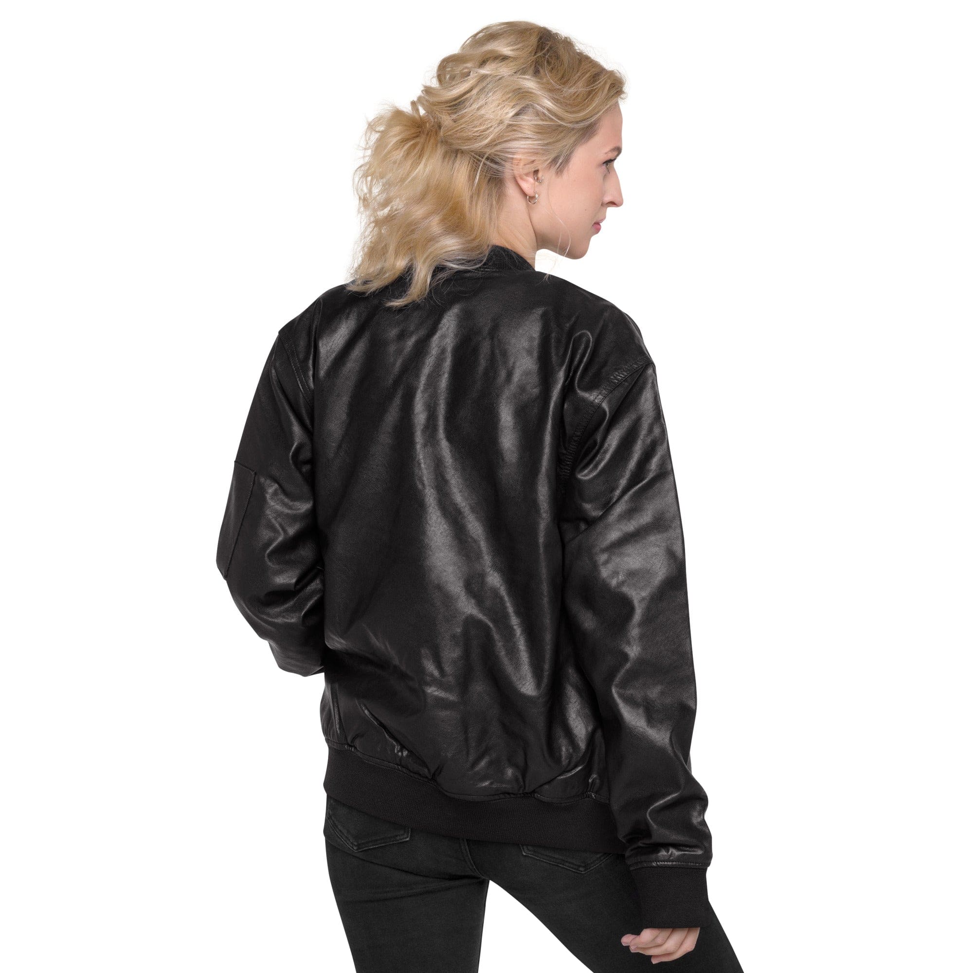 X-Strive Leather Bomber Jacket Leather Bomber Jacket