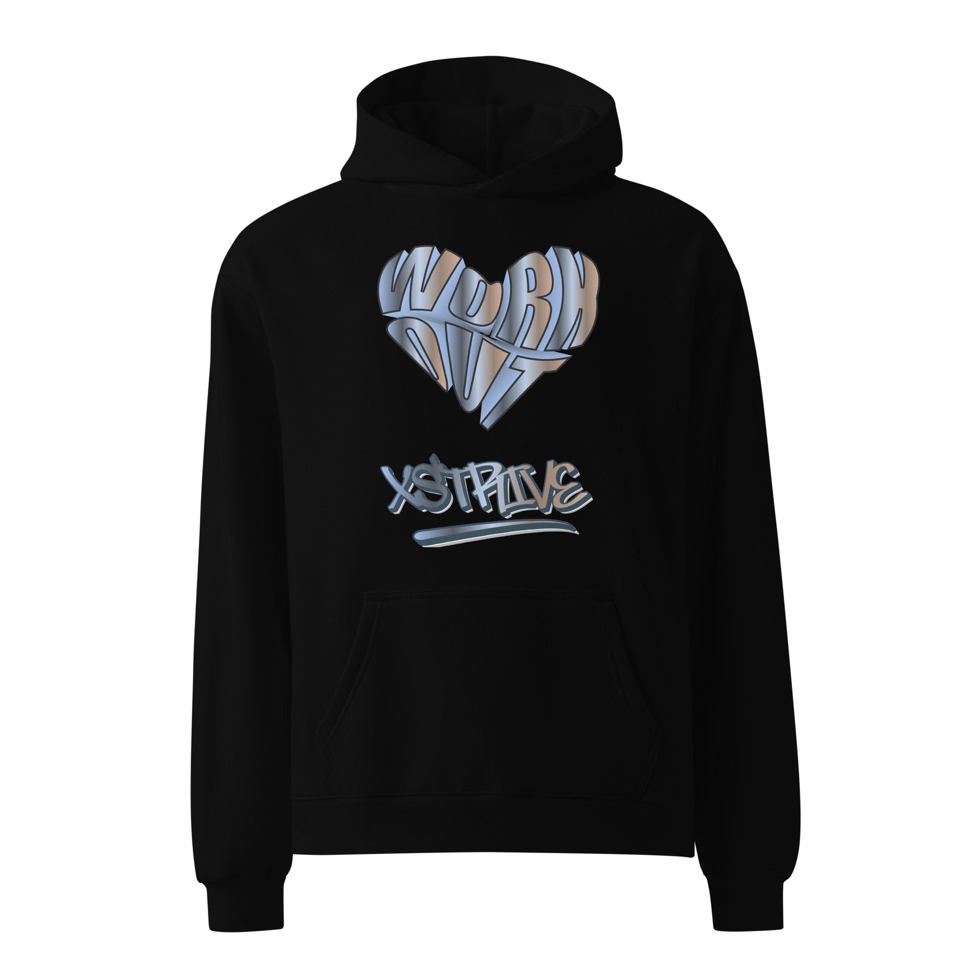 X-Strive Oversized Hoodie Black / S Oversized Hoodie