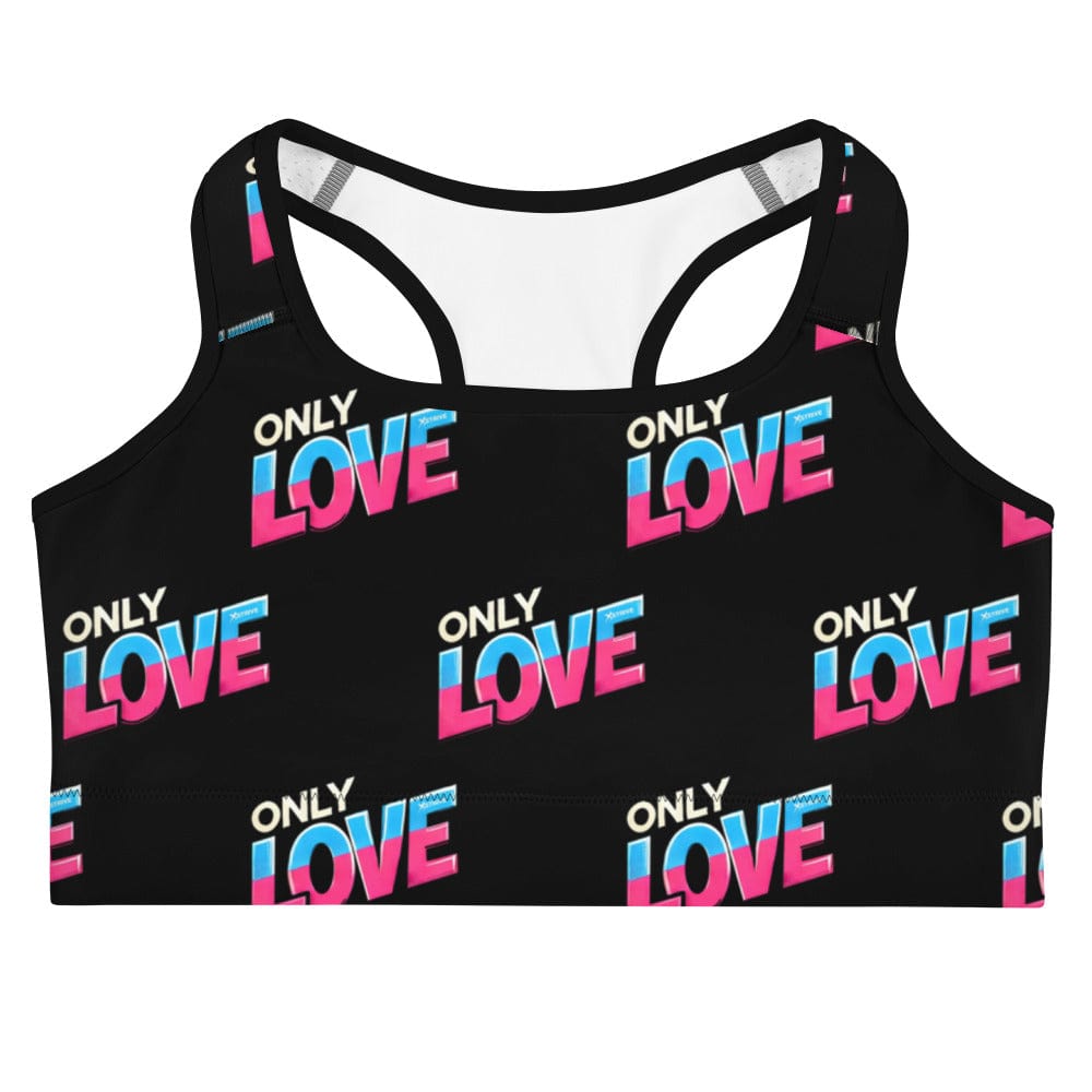 X-Strive Sports Bra Black / XS Only Love Sports Bra Only Love Sports Bra