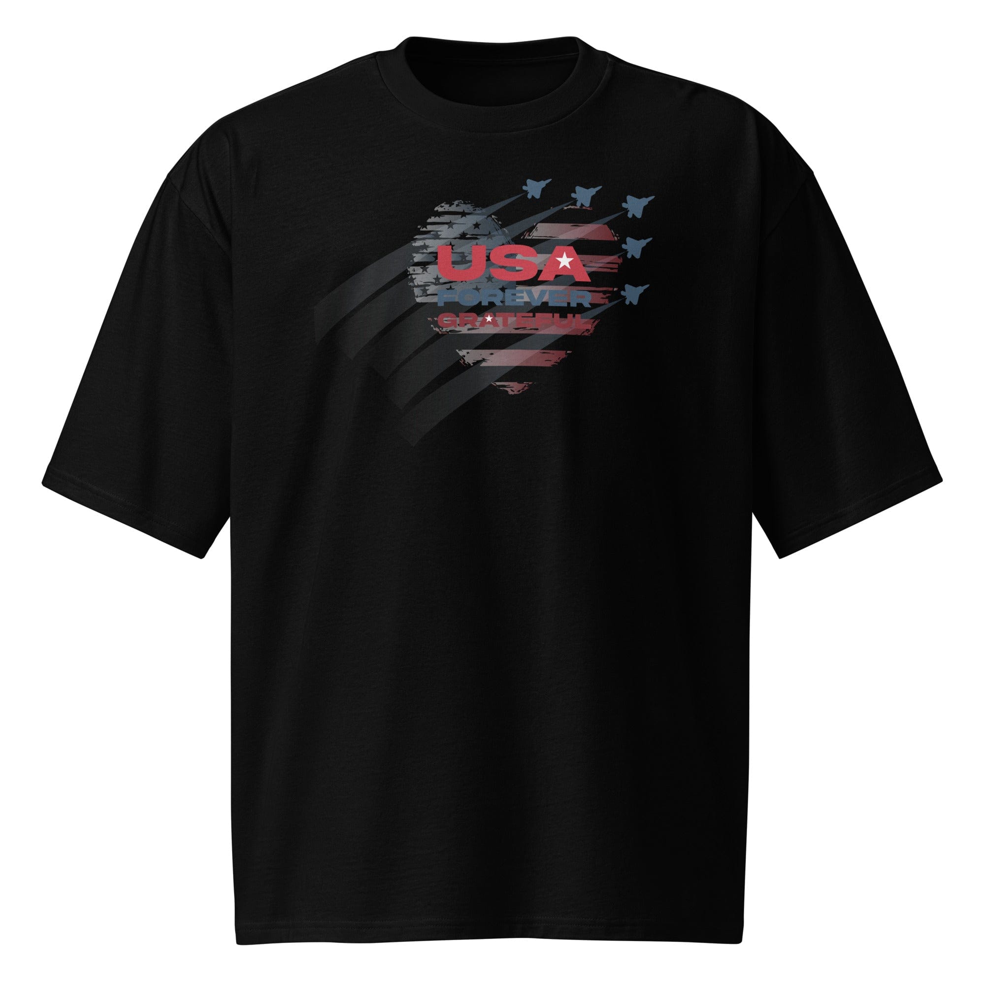X-Strive T-shirt Black / S Patriotic Oversized T-shirt Patriotic Oversized T-shirt