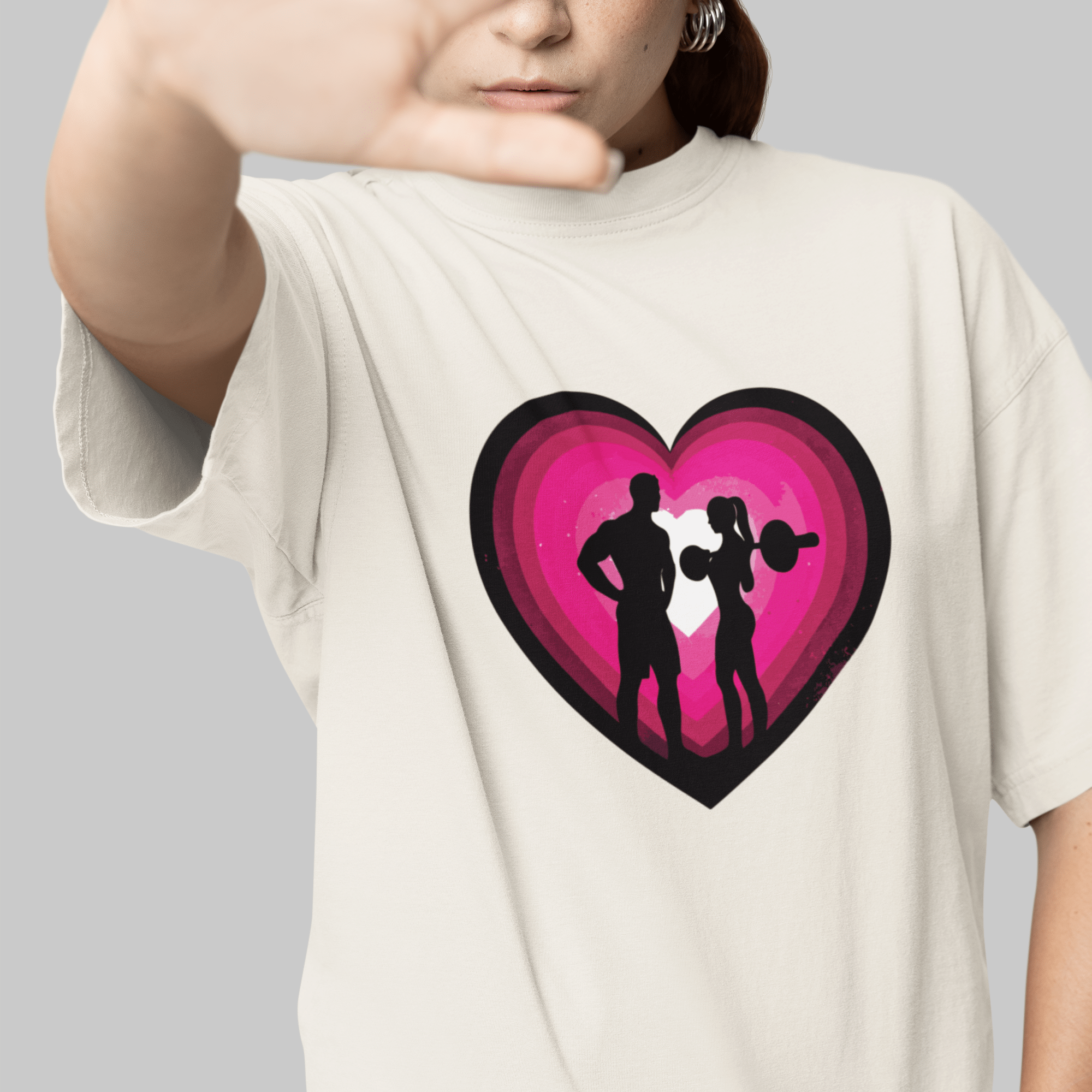 X-Strive T-shirt Faded Bone / S Fitness Lover Oversized T-Shirt