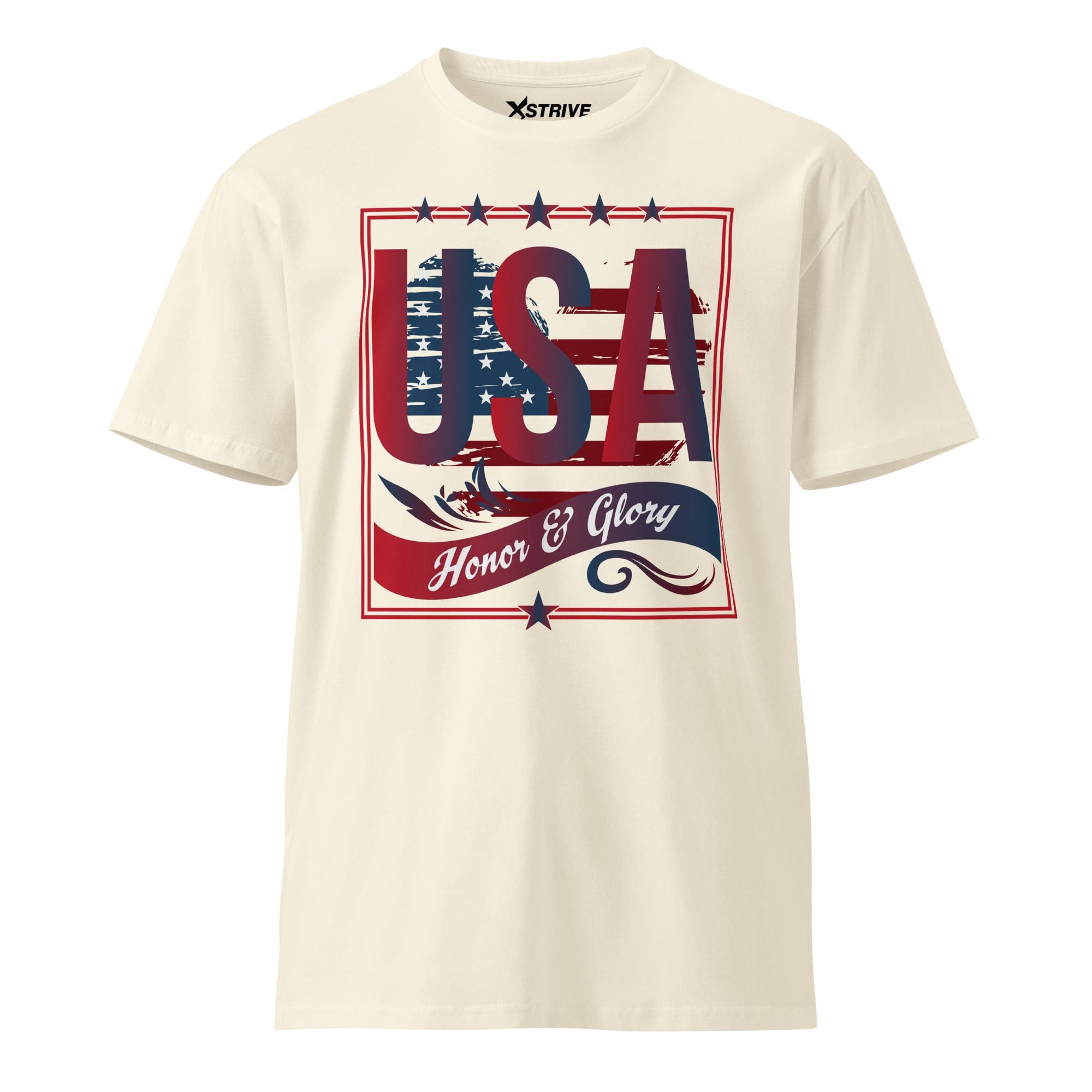 X-Strive T-shirt Natural / S Patriotic Premium T-shirt Patriotic Premium T-shirt