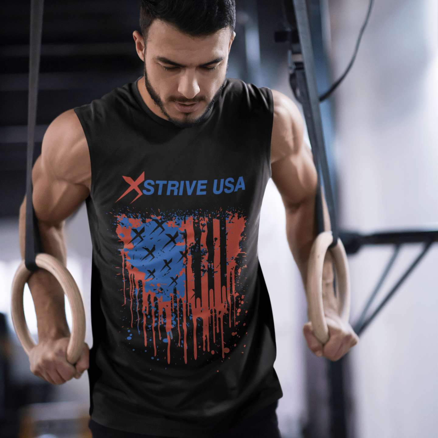 X-Strive Tank Top Black / S XSTRIVE USA Men's Tank