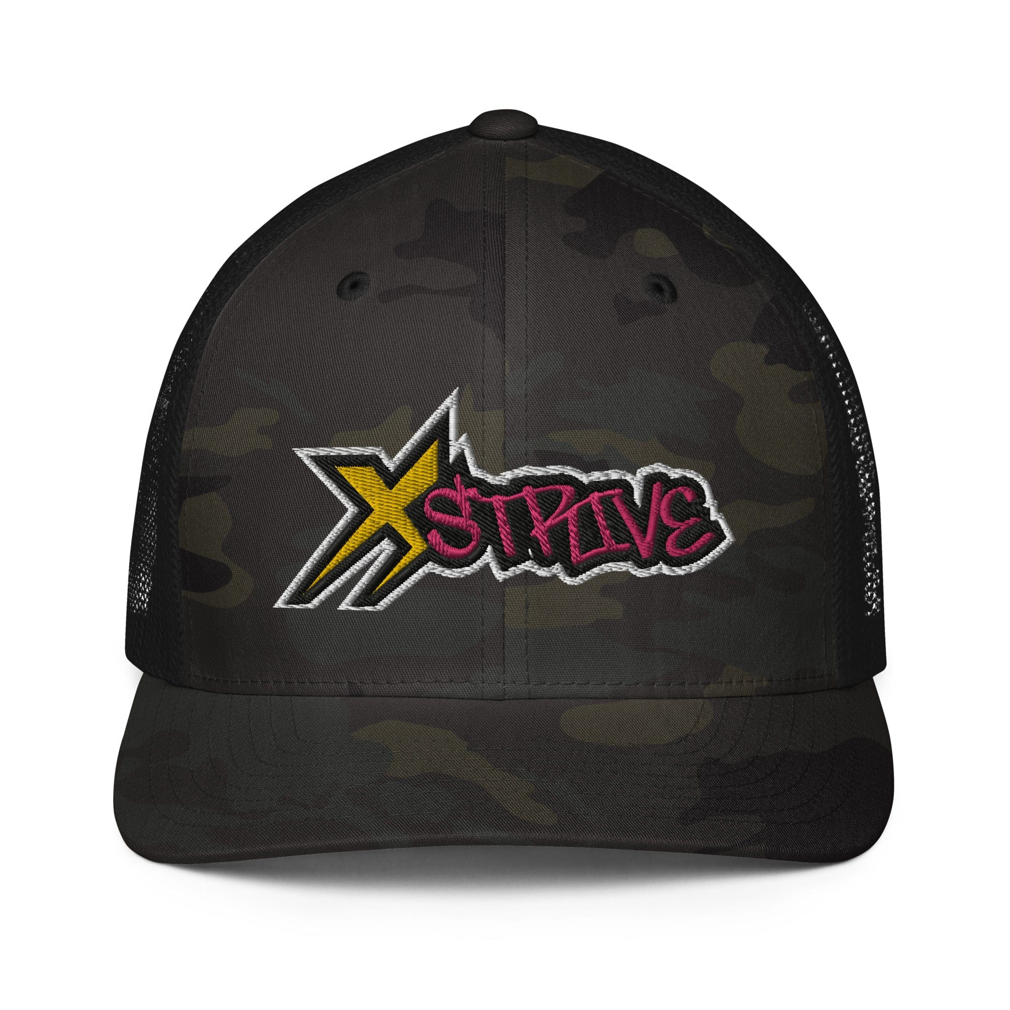 X-Strive Cap Multicam Black/Black Urban Style Trucker Hat