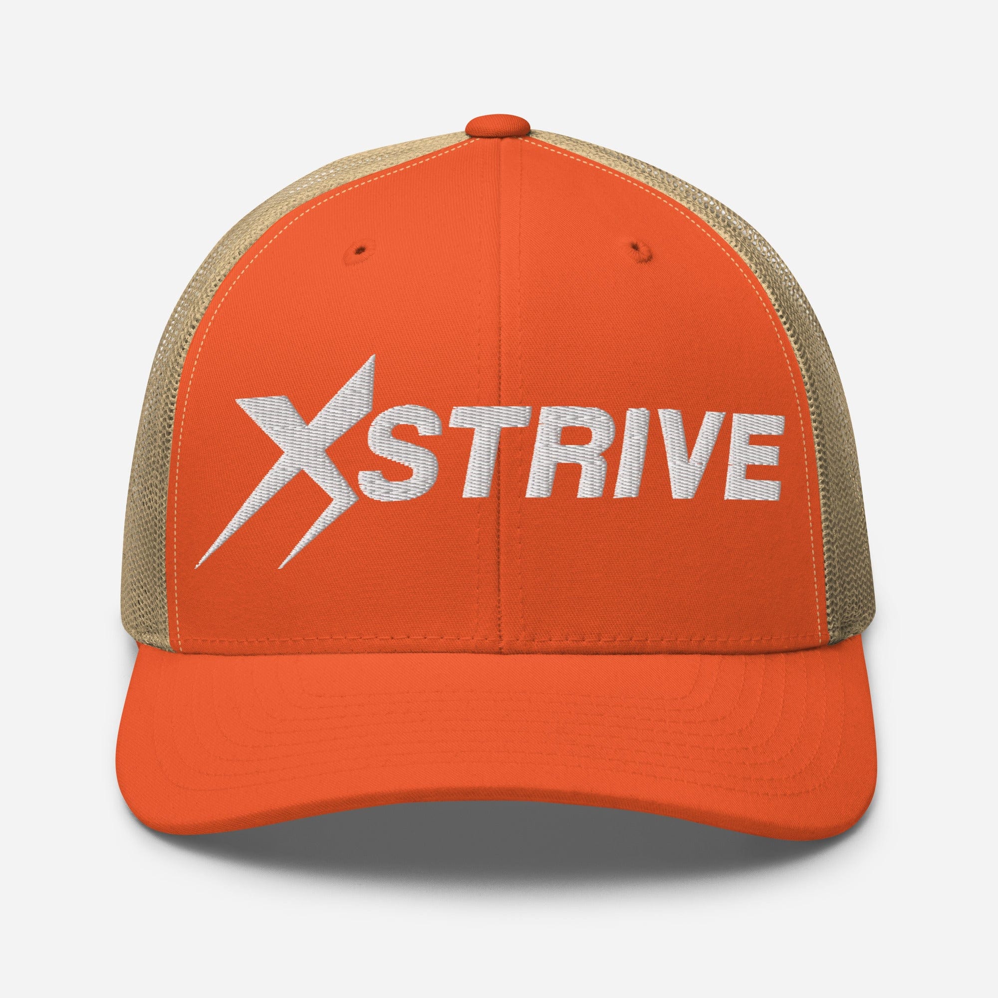 X-Strive Cap Rustic Orange/ Khaki X-Strive Trucker Cap