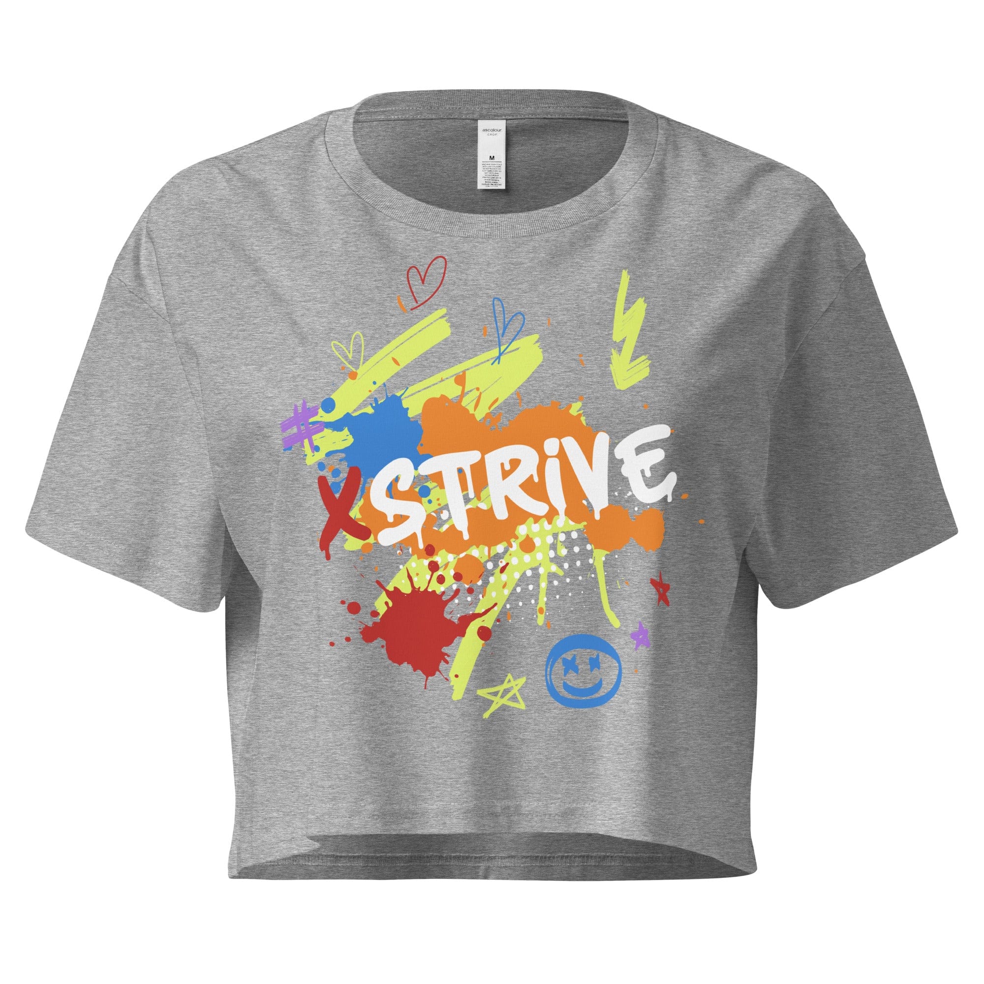 X-Strive Crop Top Athletic Heather / XS Urban Crop Top