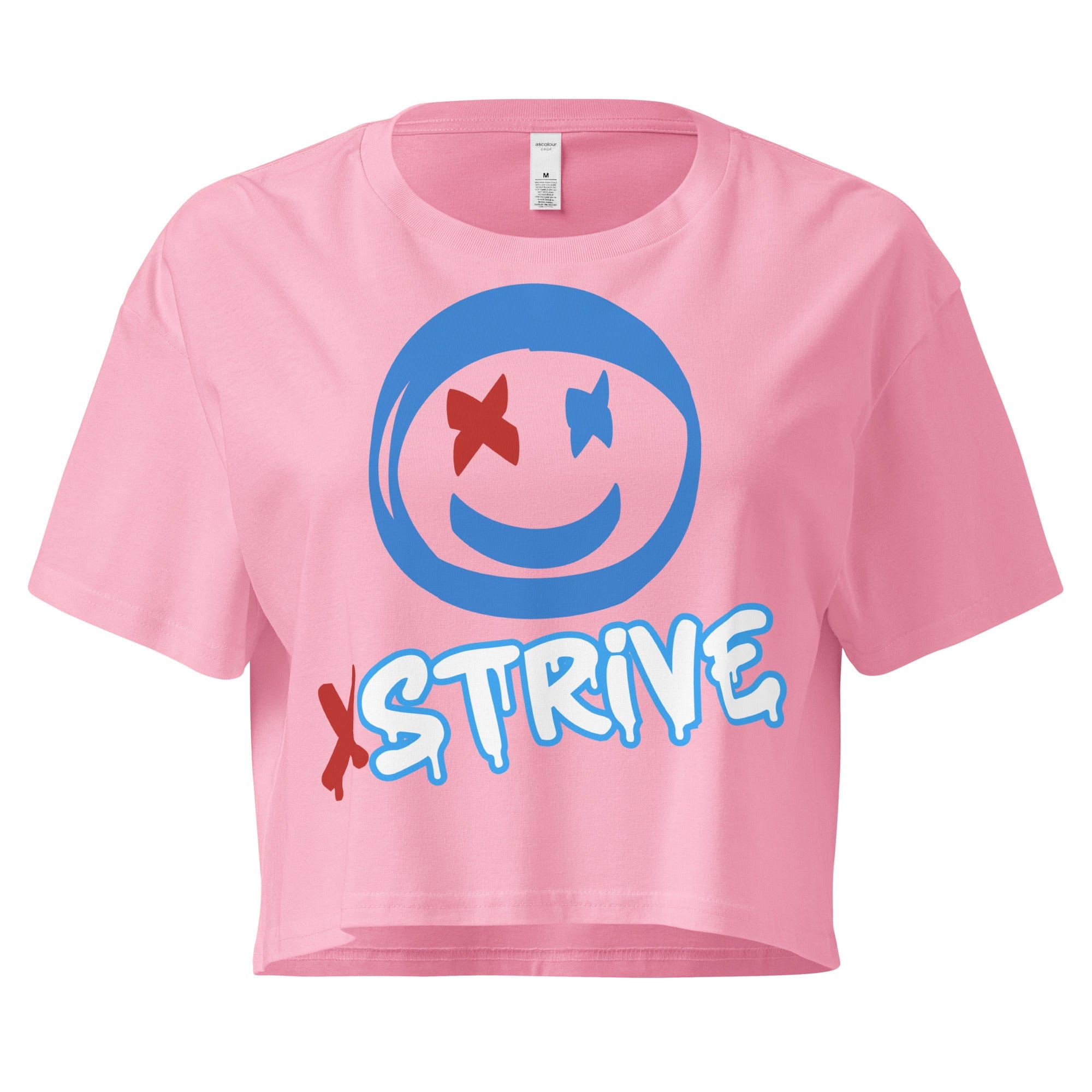 X-Strive Crop Top Bubblegum / XS Happy Vibe Crop Top