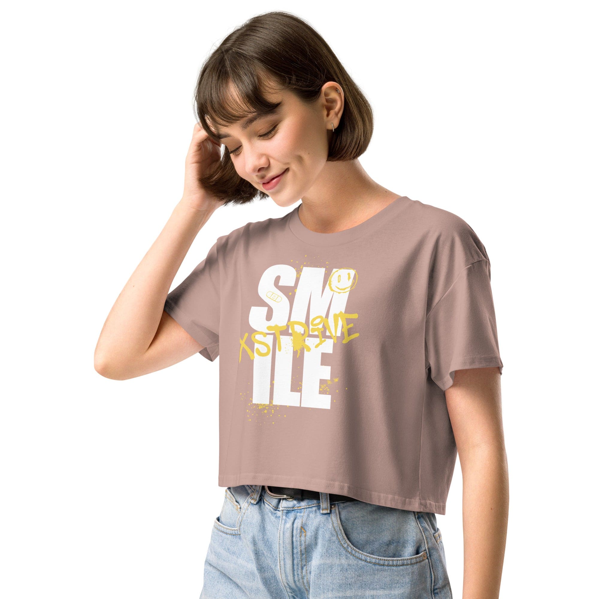 X-Strive Crop Top Smile Vibe's Crop Top