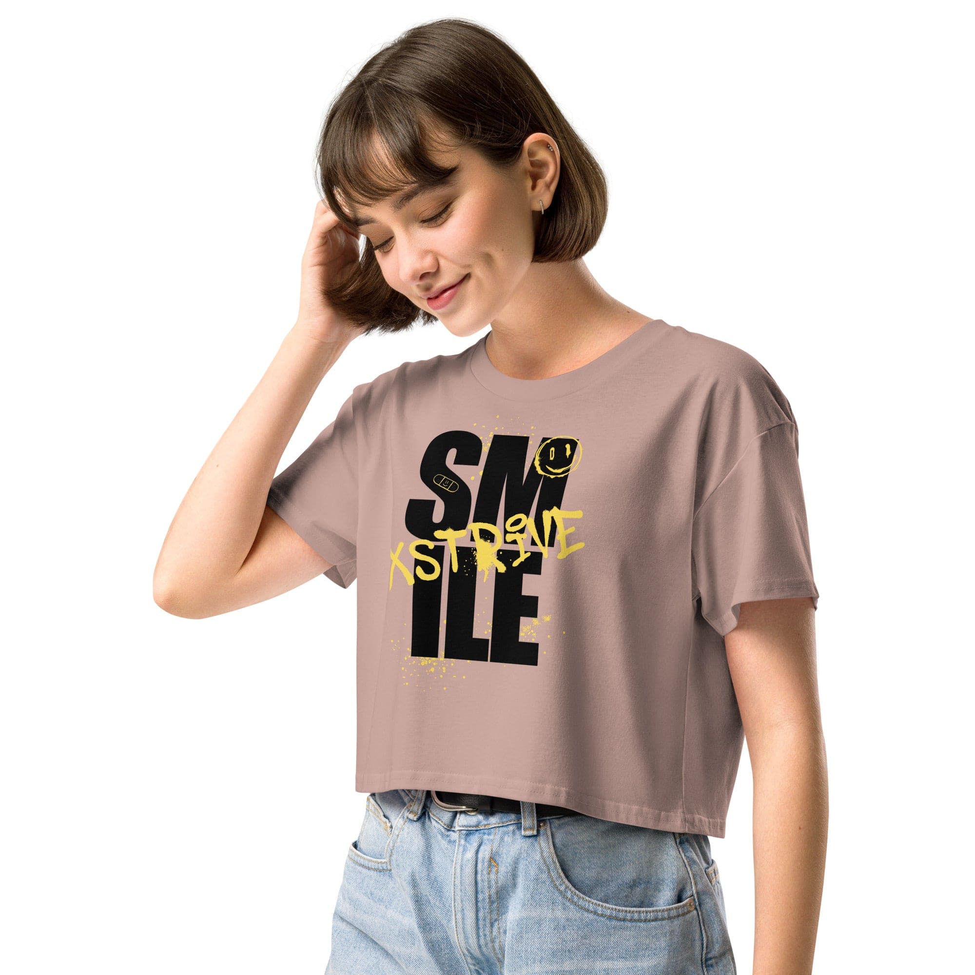 X-Strive Crop Top Smile Vibe's Crop Top