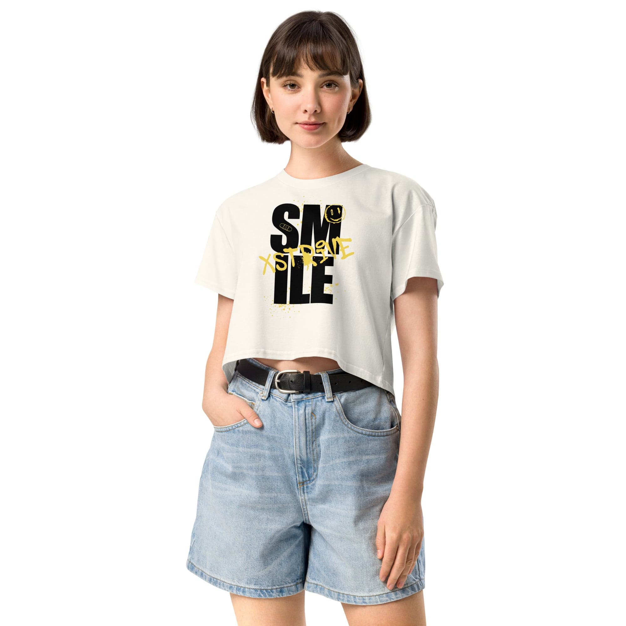 X-Strive Crop Top Smile Vibe's Crop Top