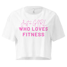 X-Strive Crop Top White / XS Just a Girl Crop Top Just a Girl Crop Top