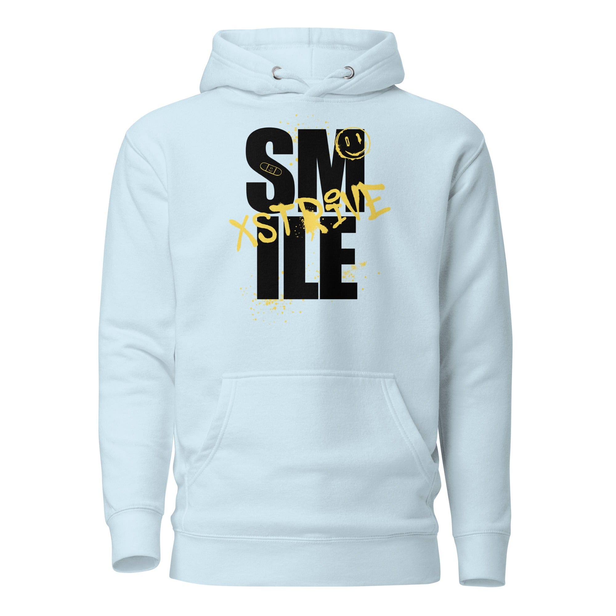 X-Strive Hoodie Sky Blue / S Smile Vibe's Streetwear Hoodie