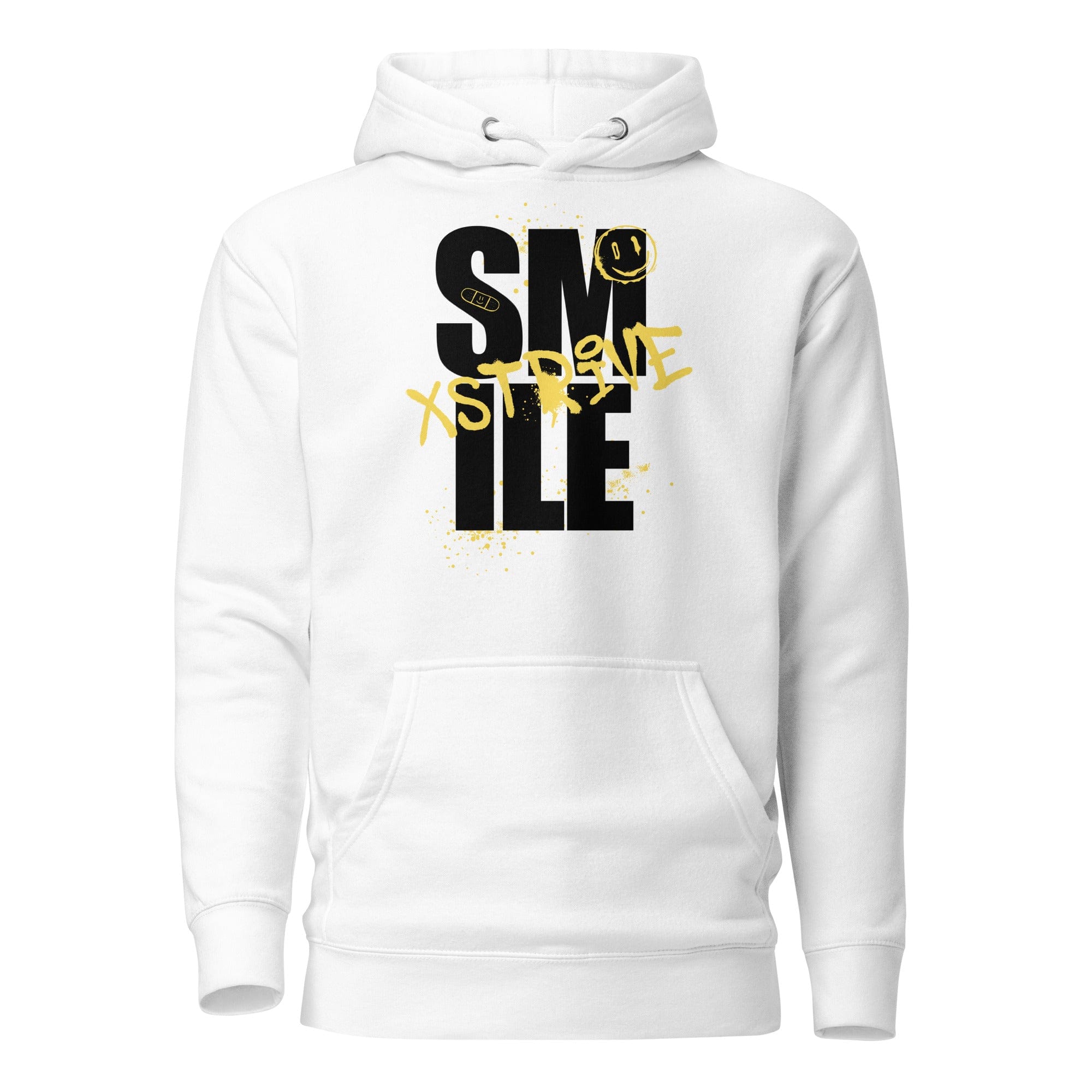 X-Strive Hoodie White / S Smile Vibe's Streetwear Hoodie