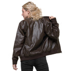 X-Strive Leather Bomber Jacket Leather Bomber Jacket