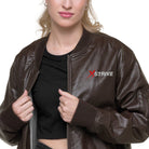 X-Strive Leather Bomber Jacket Leather Bomber Jacket