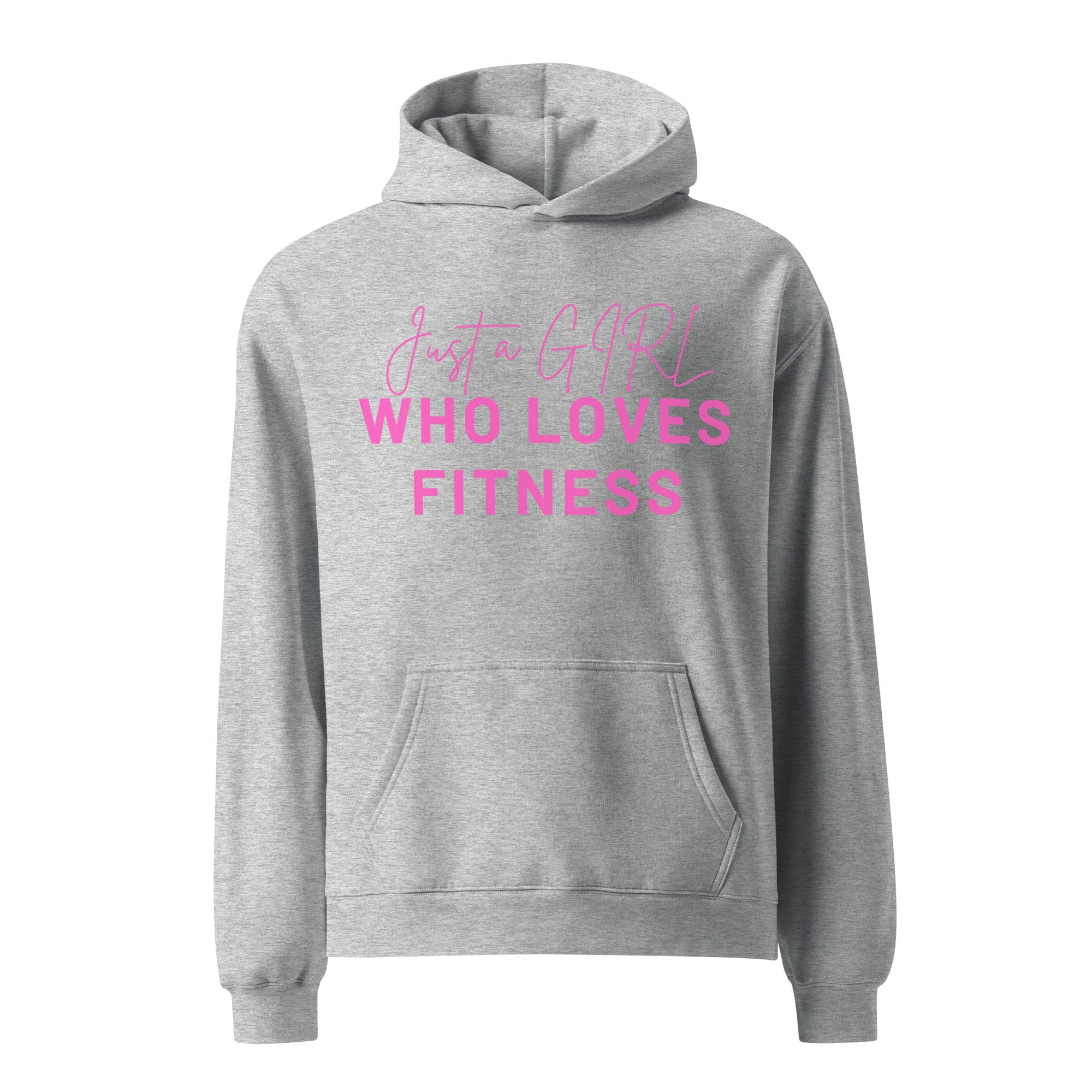 X-Strive Oversized Hoodie Athletic Heather / S Just a Girl Oversized Hoodie Just a Girl Oversized Hoodie