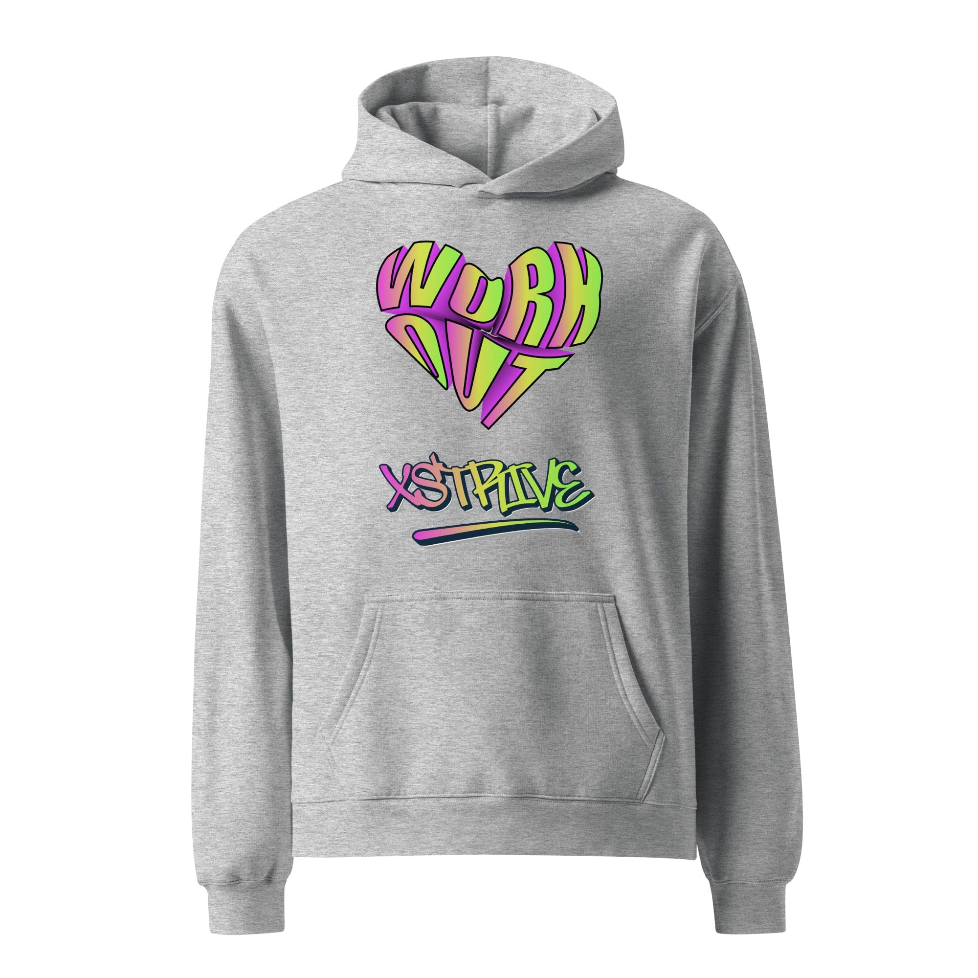 X-Strive Oversized Hoodie Athletic Heather / S Oversized Hoodie