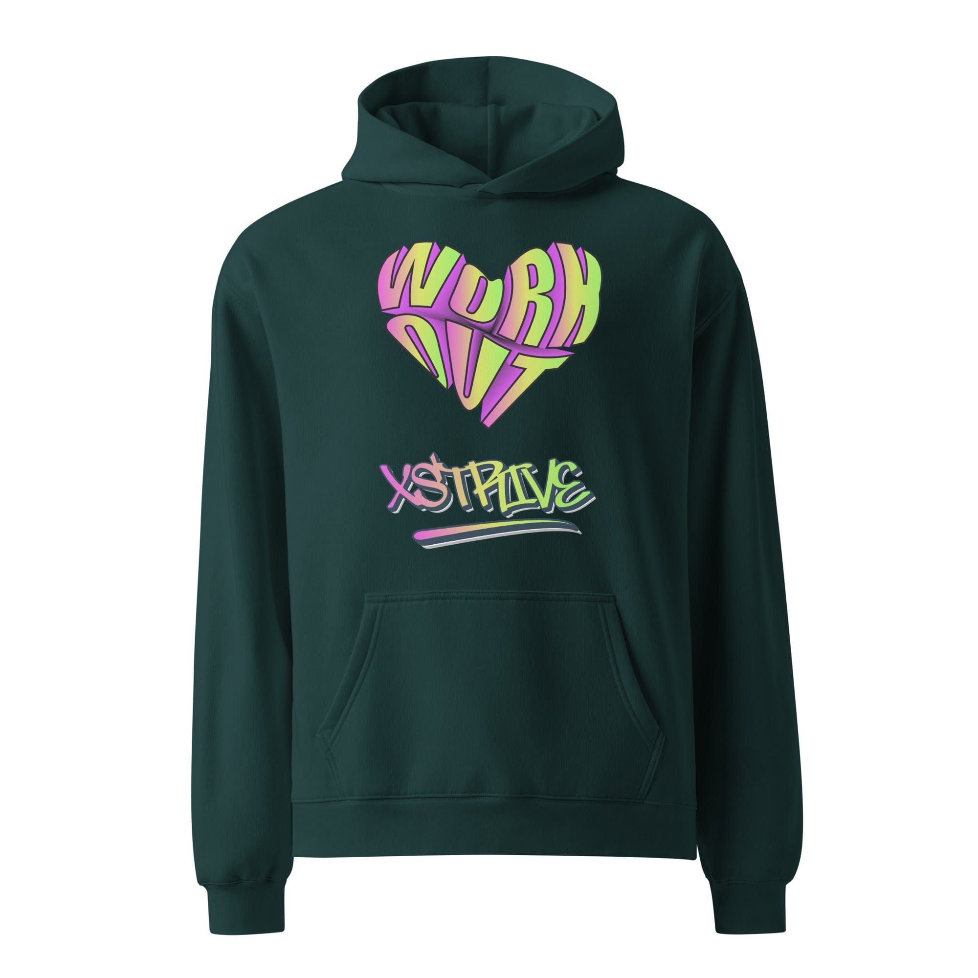 X-Strive Oversized Hoodie Pine Green / S Oversized Hoodie