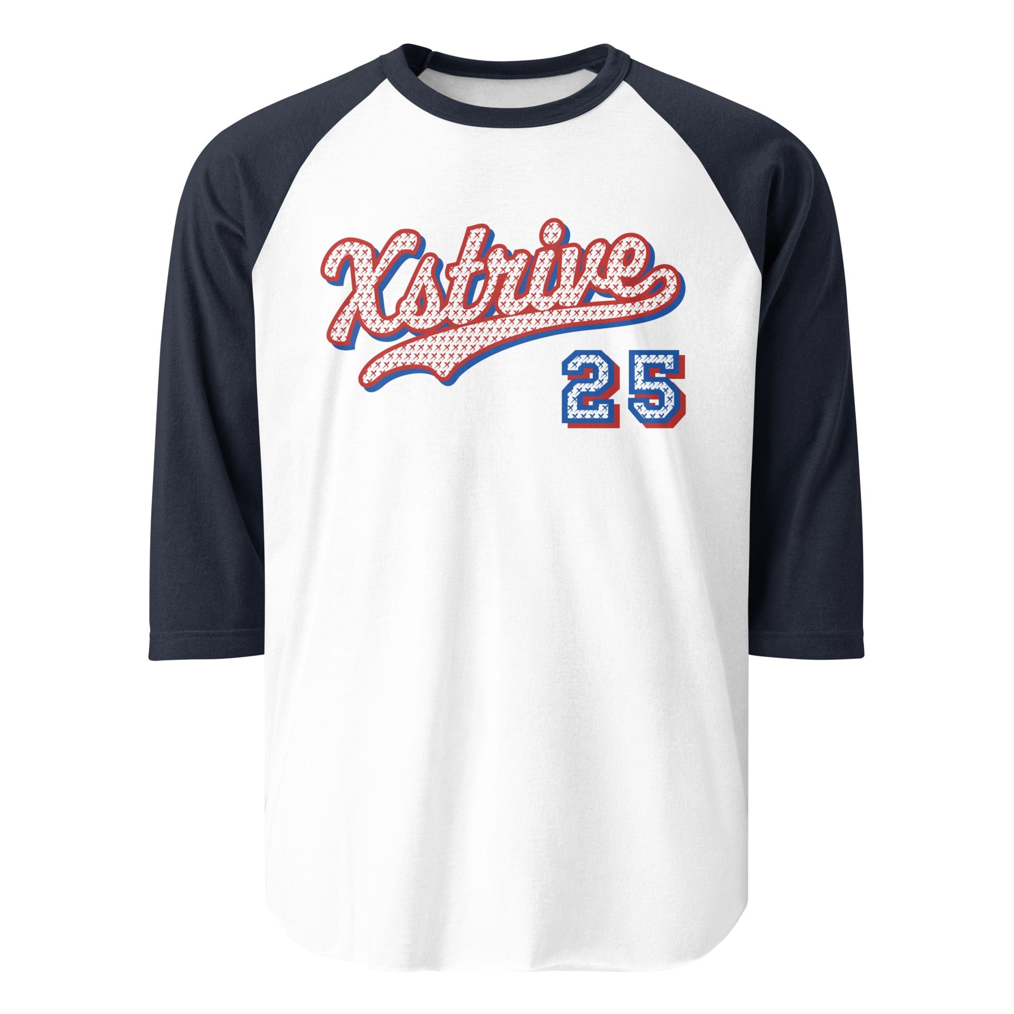 X-Strive Raglan Tshirt White/Navy / XS Raglan Shirt