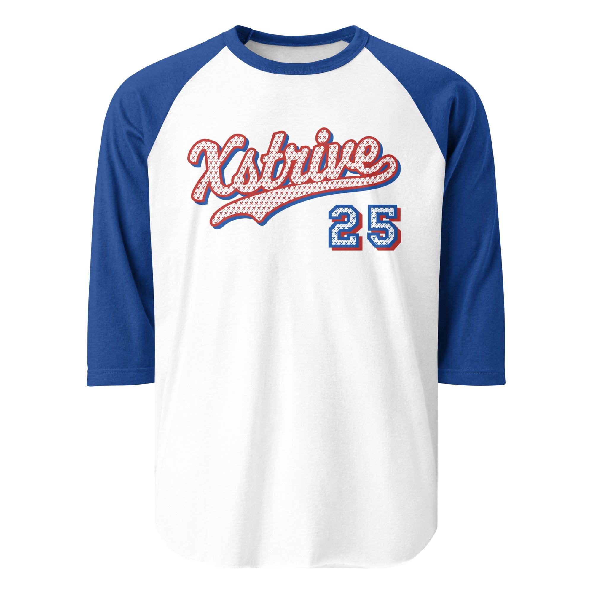 X-Strive Raglan Tshirt White/Royal / XS Raglan Shirt