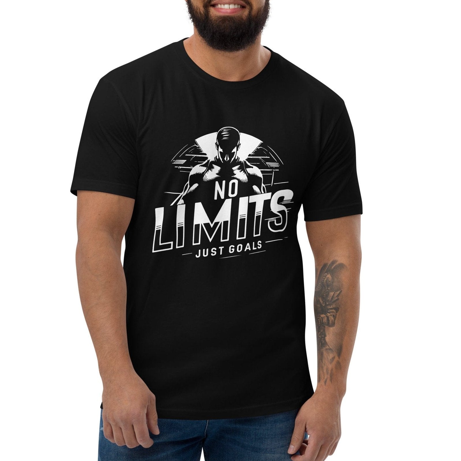 X-Strive T-shirt Black / XS No Limits Fitted T-Shirt