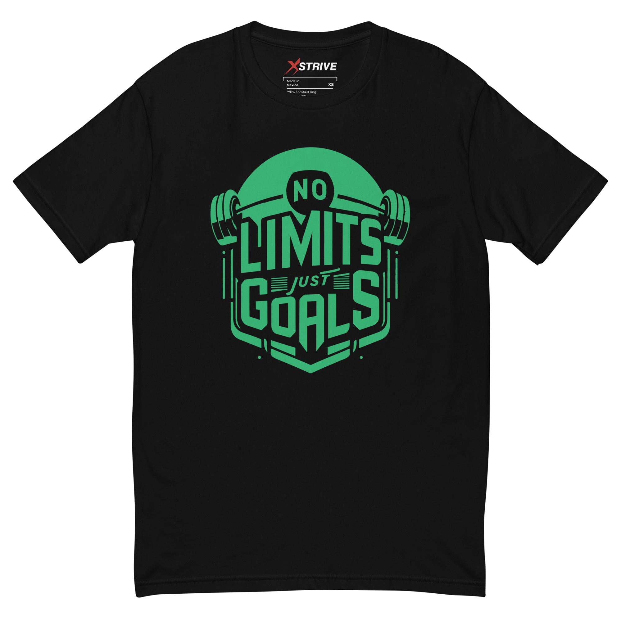 X-Strive T-shirt Black / XS No Limits Fitted T-Shirt No Limits Fitted T-Shirt