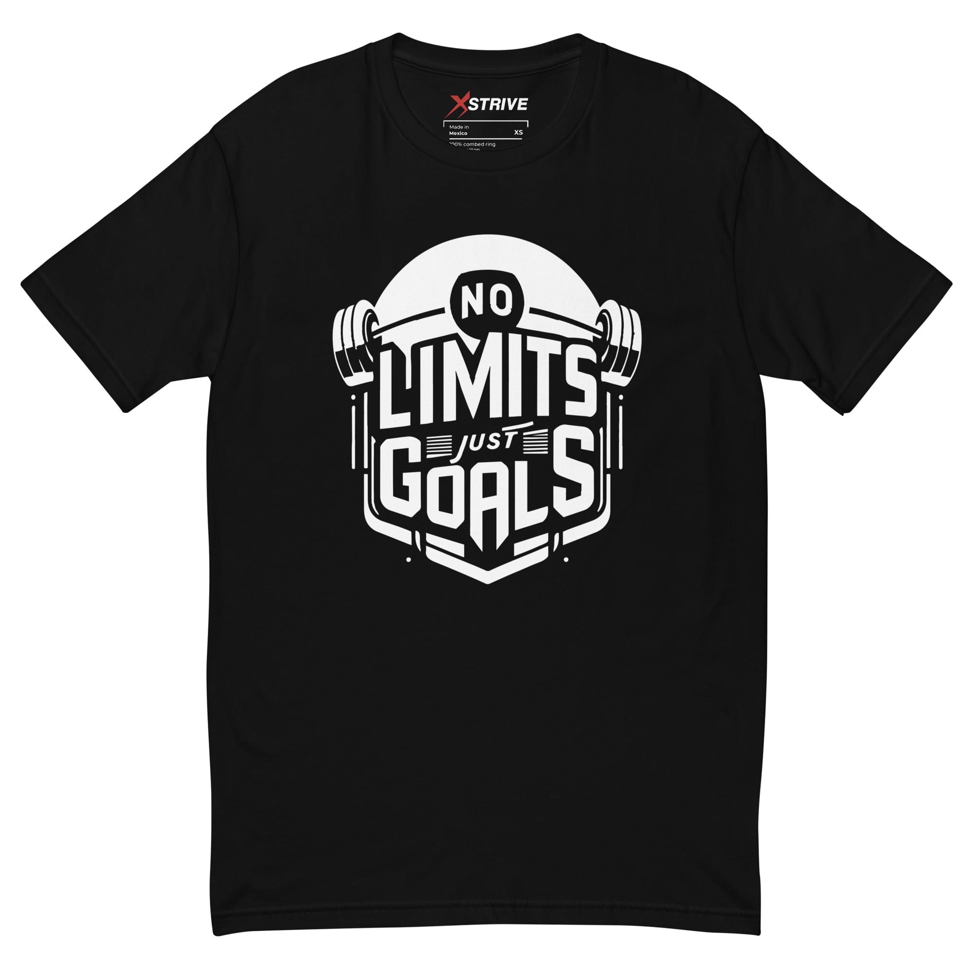 X-Strive T-shirt Black / XS No Limits Fitted T-Shirt No Limits Fitted T-Shirt