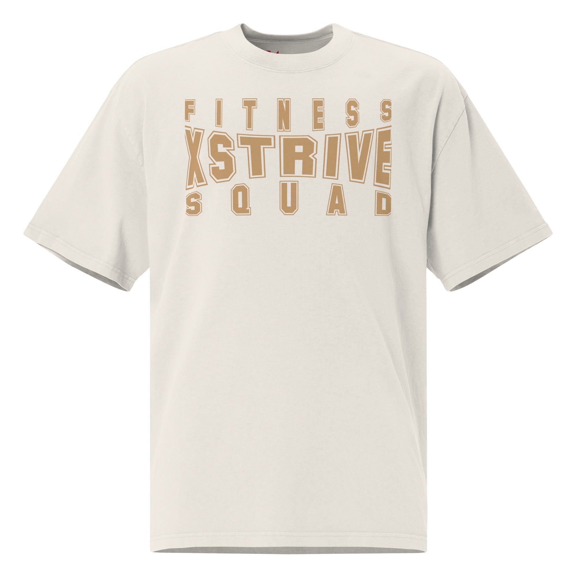 X-Strive T-shirt Faded Bone / S Oversized Fitness Squad T-Shirt