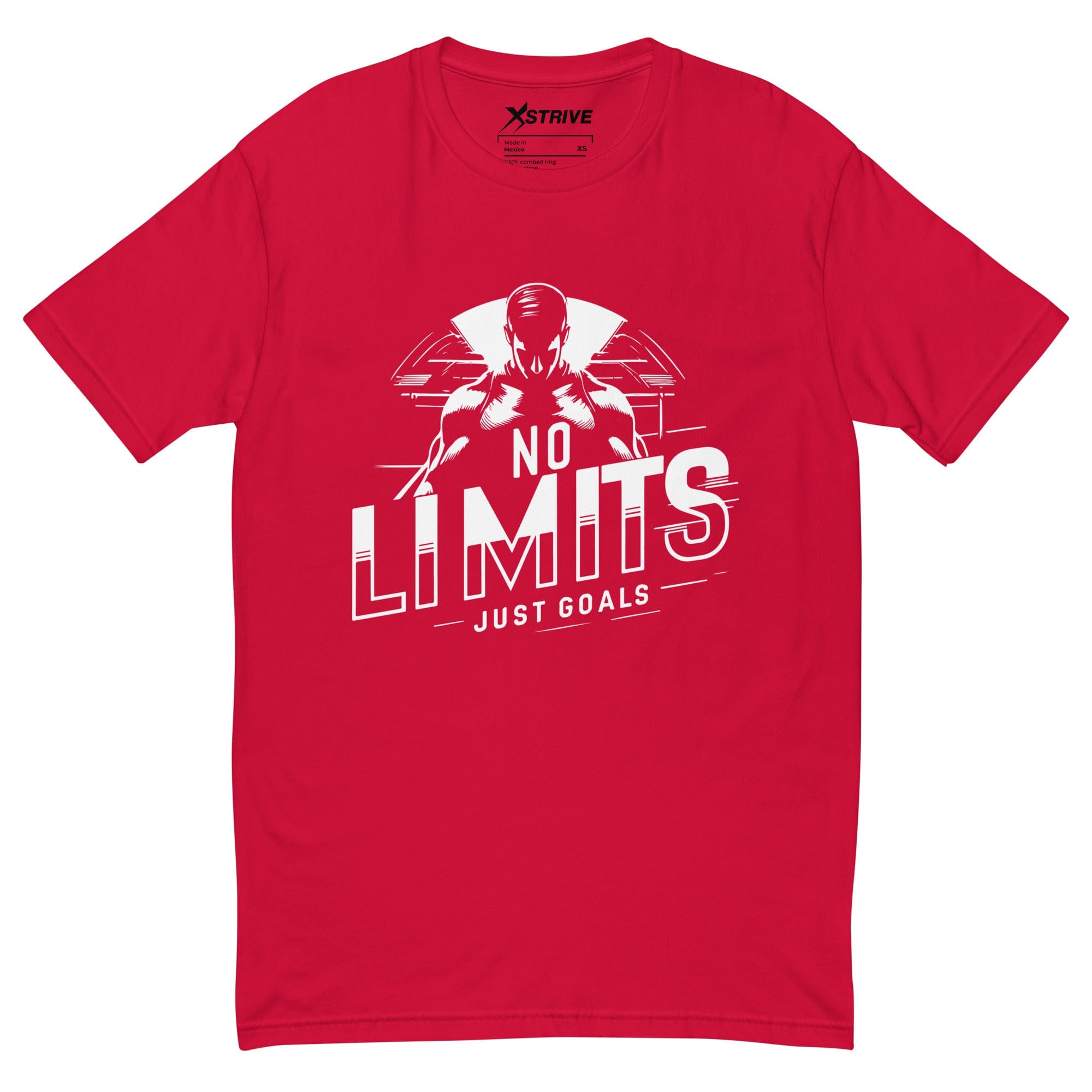 X-Strive T-shirt Red / XS No Limits Fitted T-Shirt No Limits Fitted T-Shirt