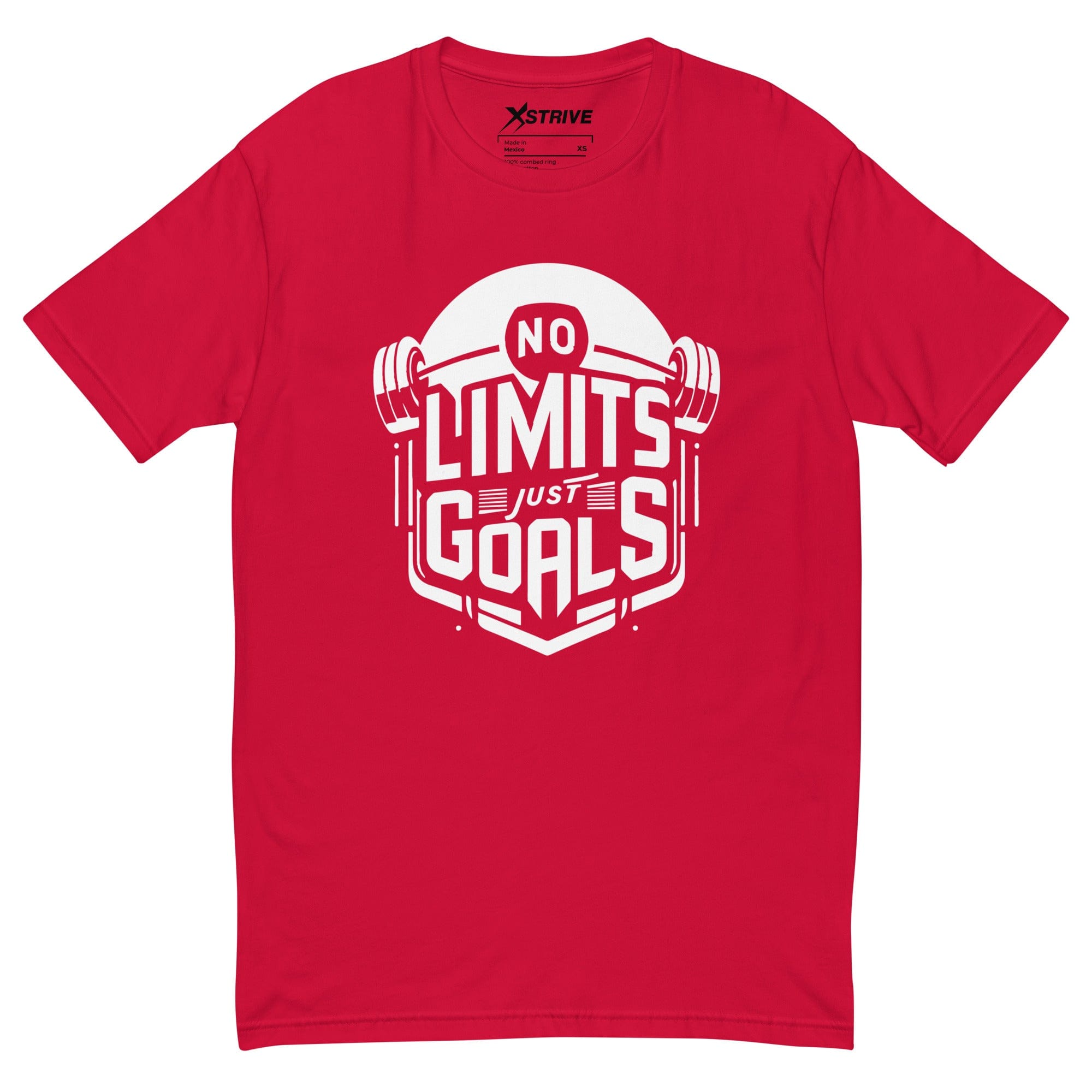 X-Strive T-shirt Red / XS No Limits Fitted T-Shirt No Limits Fitted T-Shirt