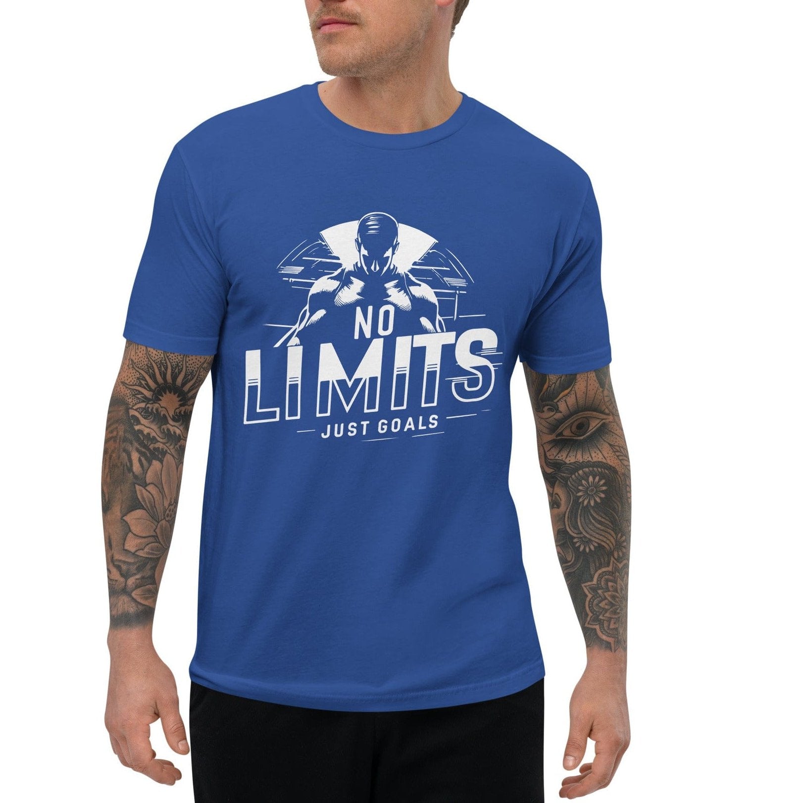 X-Strive T-shirt Royal Blue / XS No Limits Fitted T-Shirt