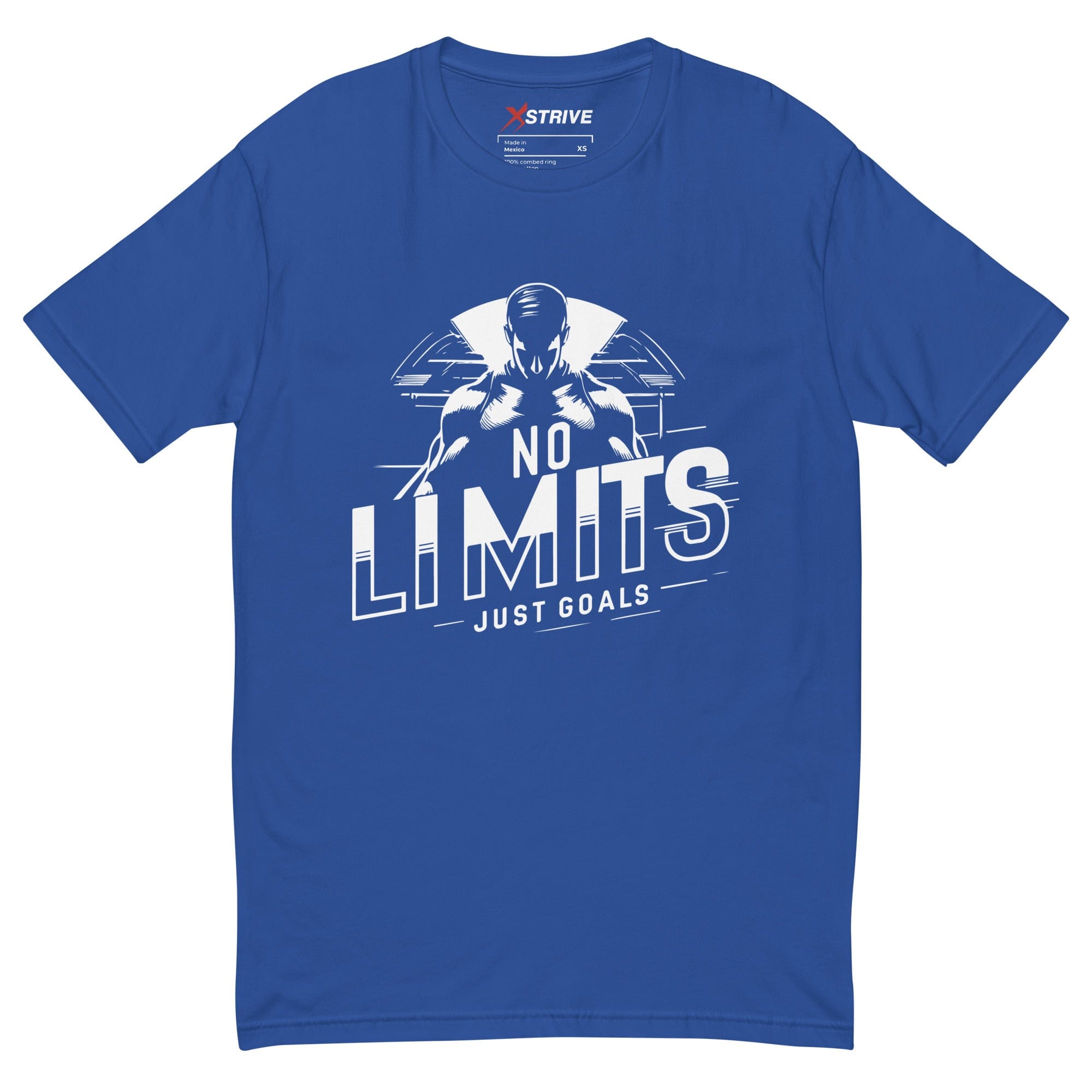 X-Strive T-shirt Royal Blue / XS No Limits Fitted T-Shirt No Limits Fitted T-Shirt