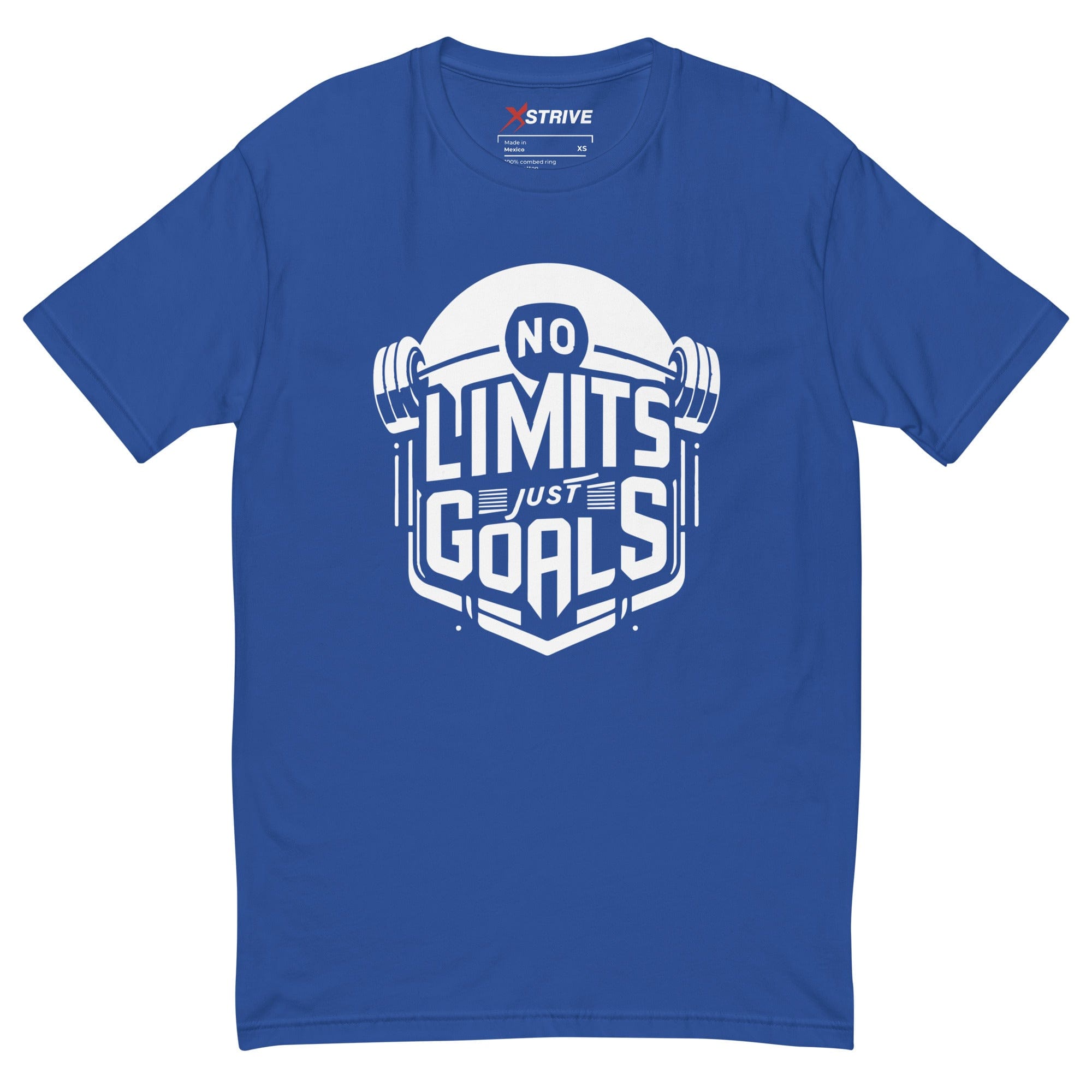 X-Strive T-shirt Royal Blue / XS No Limits Fitted T-Shirt No Limits Fitted T-Shirt