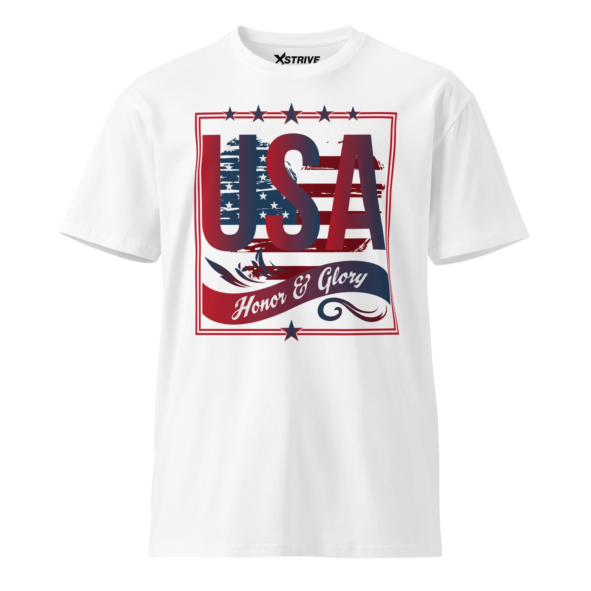 X-Strive T-shirt White / S Patriotic Premium  T-shirt Patriotic Premium  T-shirt