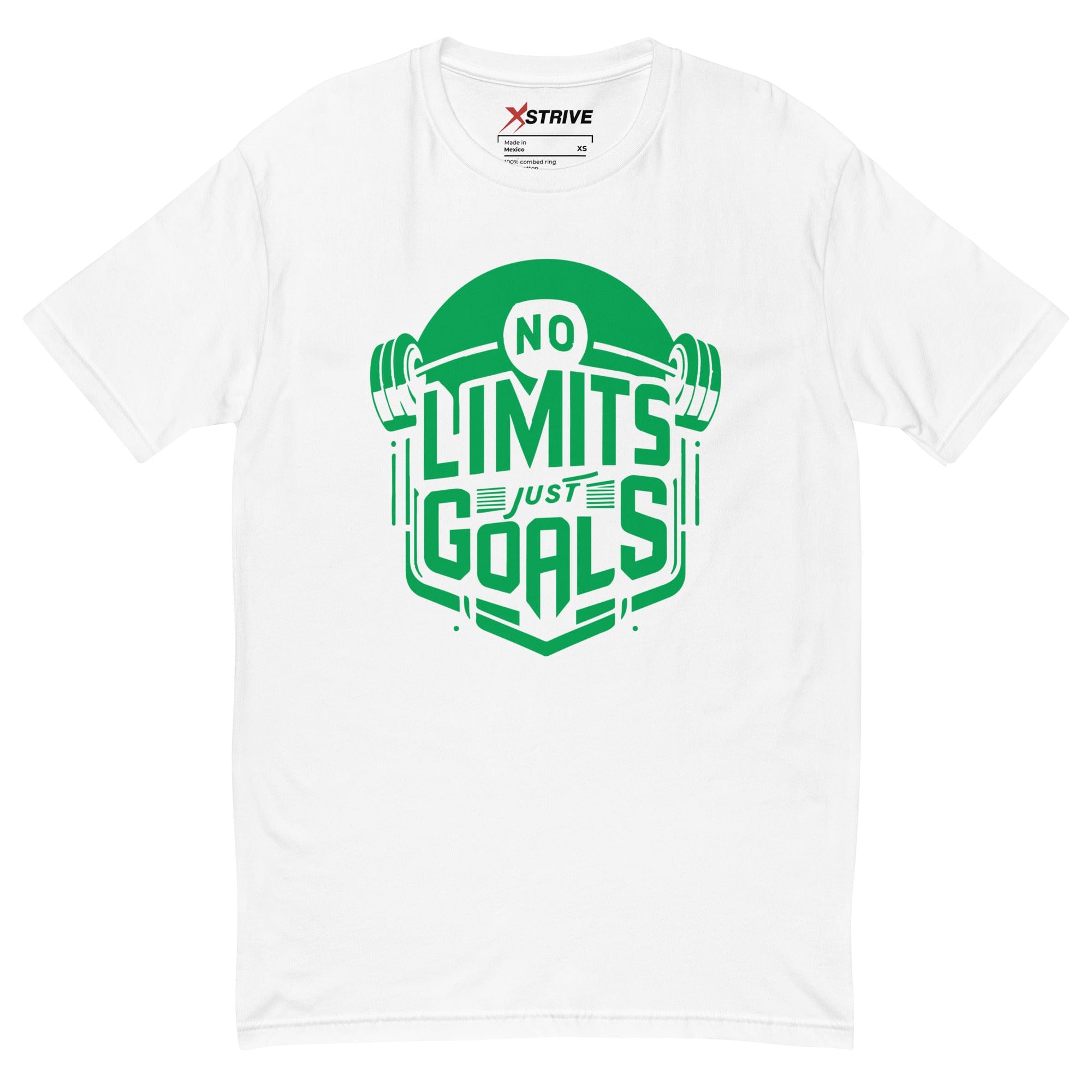 X-Strive T-shirt White / XS No Limits Fitted T-Shirt No Limits Fitted T-Shirt